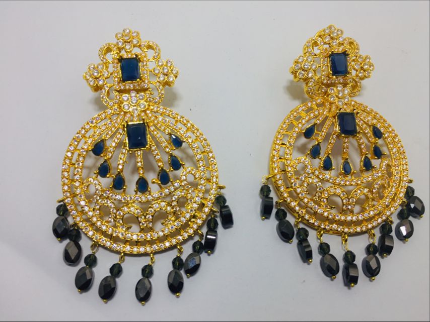 Earrings with Stones Traditional Bala