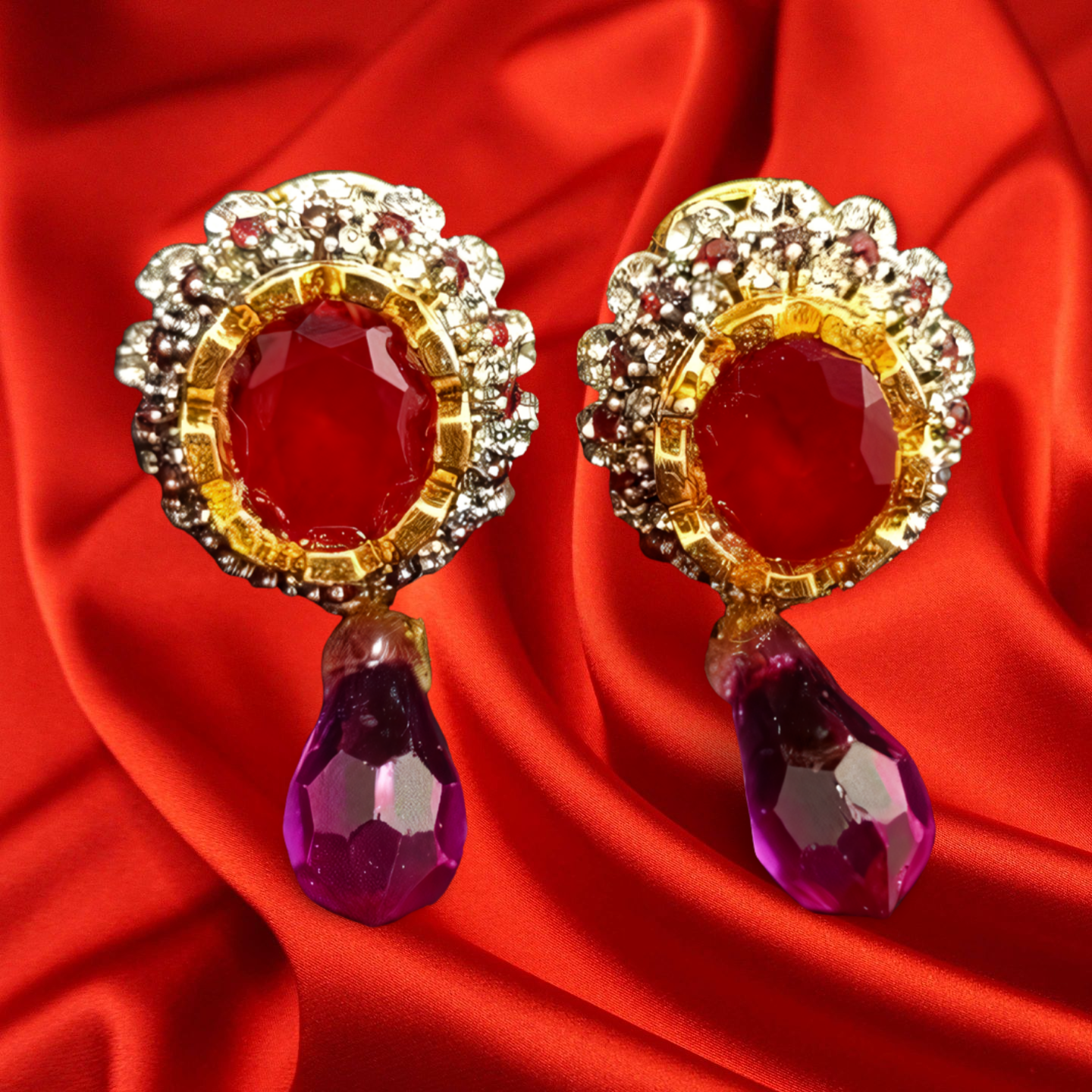 Ear Studs in Crystals