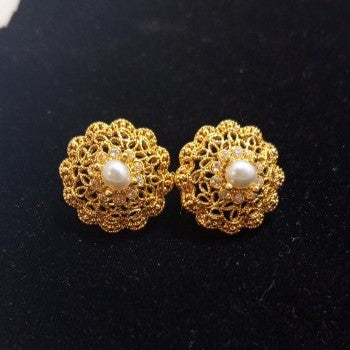 Ear Studs Casual Gold Look