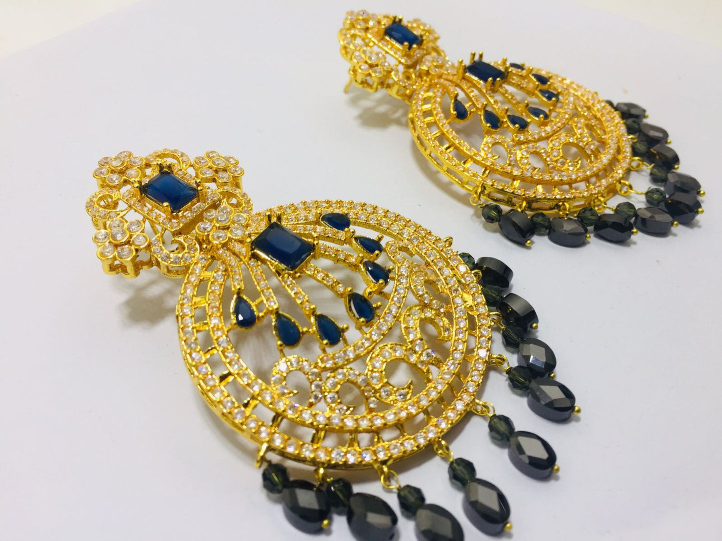 Earrings with Stones Traditional Bala