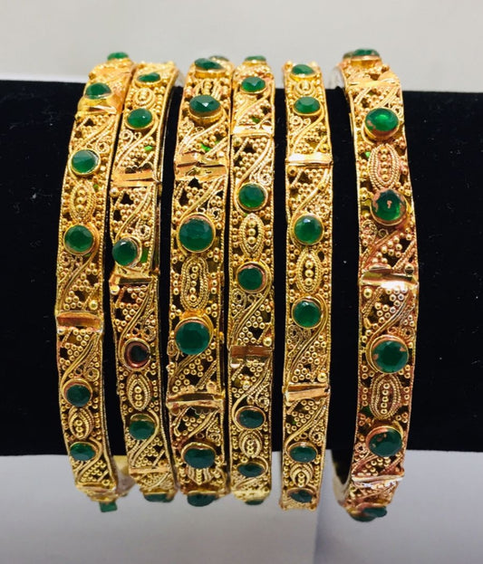 Bangles with Classic Finish Green