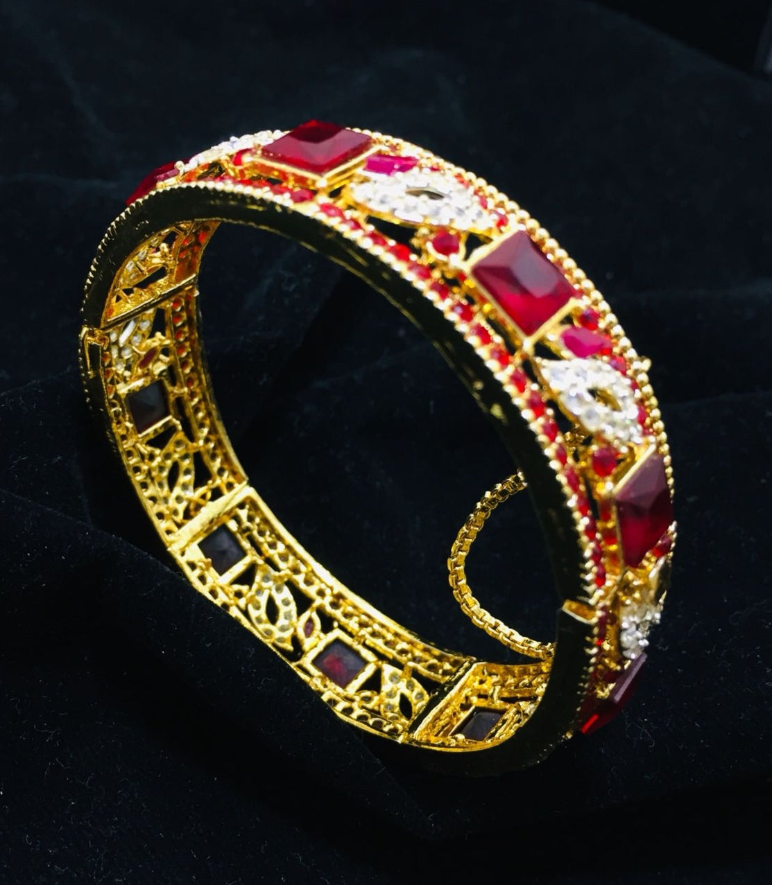 Karra Pair Gold Plated CZ ZIrcons