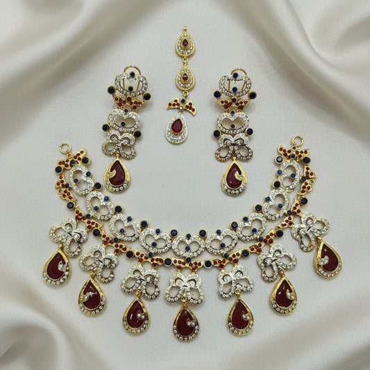 Necklace Ruby Sapphire