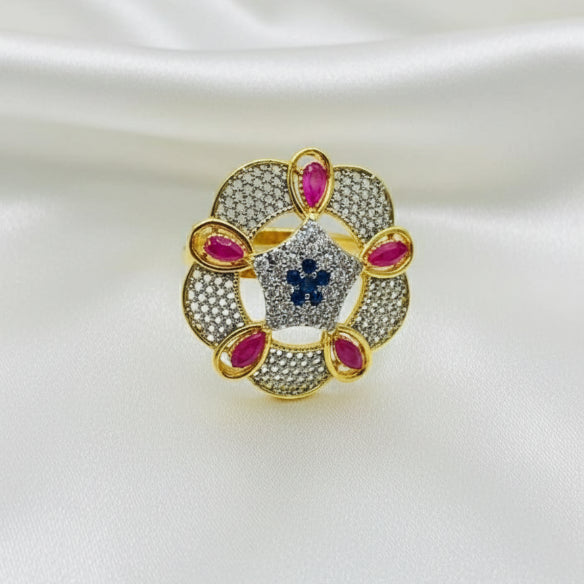 Ring Hand-made and Stones Antique