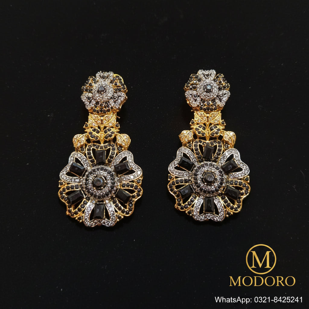 Earrings Stone Studded