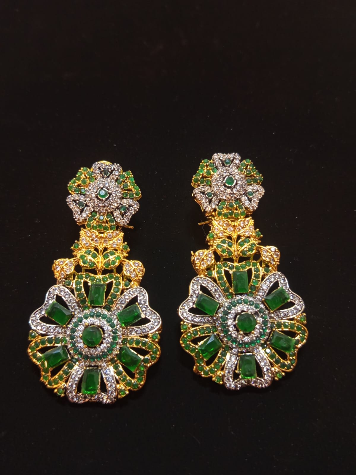 Earrings Stone Studded