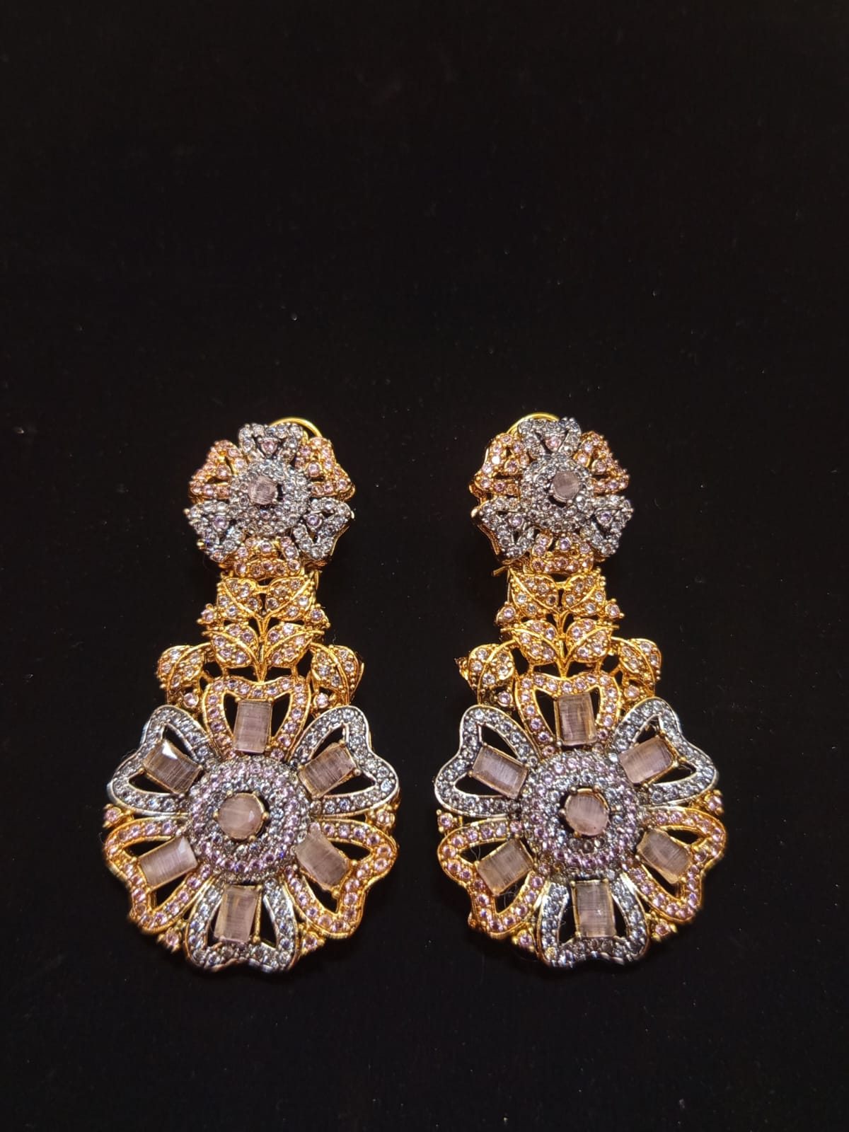 Earrings Stone Studded