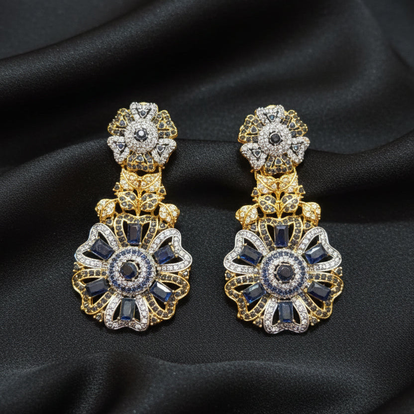 Earring with stones